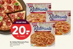 SPAR Dr. Oetker Ristorante Pizza, DKK 20 tilbud