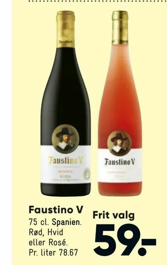 Bilka Faustino V tilbud