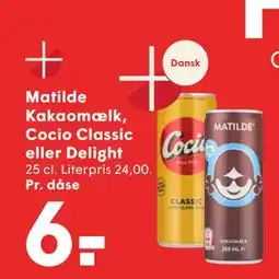 SPAR Matilde Kakaomælk, Cocio Classic eller Delight, DKK 6 tilbud