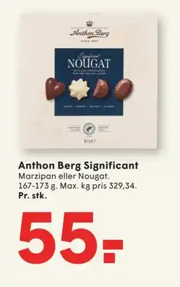 SPAR Anthon Berg Significant, DKK 55 tilbud