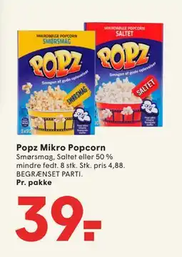 SPAR Popz Mikro Popcorn, DKK 39 tilbud