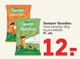 SPAR Semper Goodies, DKK 12 tilbud