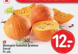 REMA 1000 Økologisk hokkaido græskar Dansk Pr. stk., DKK 12 tilbud