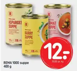 REMA 1000 REMA 1000 suppe 400 g, DKK 12 tilbud
