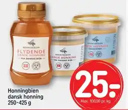 REMA 1000 Honningbien dansk honning 250-425 g, DKK 25 tilbud