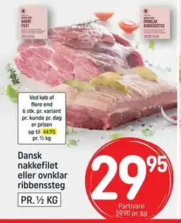 REMA 1000 Dansk nakkefilet eller ovnklar ribbenssteg, DKK 29.95 tilbud