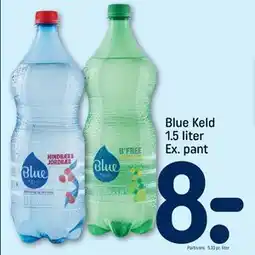 REMA 1000 Blue Keld 1.5 liter Ex. pant, DKK 8 tilbud