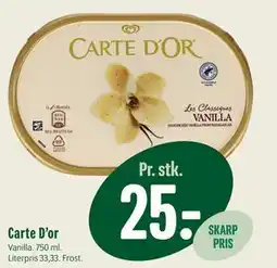 Min Købmand Carte D’or, DKK 25 tilbud