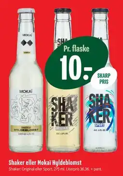 Min Købmand Shaker eller Mokaï Hyldeblomst, DKK 10 tilbud