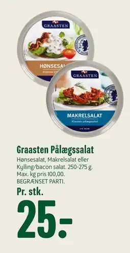 Min Købmand Graasten Pålægssalat, DKK 25 tilbud