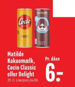 Min Købmand Matilde Kakaomælk, Cocio Classic eller Delight, DKK 6 tilbud