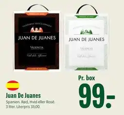 Min Købmand Juan De Juanes, DKK 99 tilbud