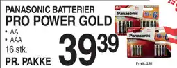 ABC Lavpris PANASONIC BATTERIER PRO POWER GOLD tilbud