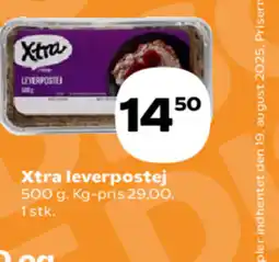 Kvickly Xtra leverpostej tilbud