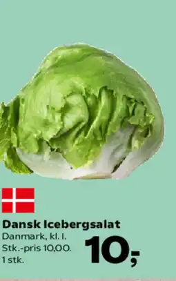 Kvickly Dansk Icebergsalat tilbud