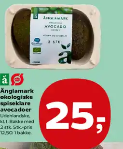 Kvickly Änglamark økologiske spiseklare avocadoer tilbud