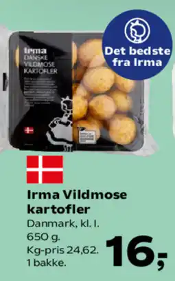 Kvickly Irma Vildmose kartofler tilbud
