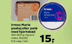Kvickly Irmas Marie leverpostej tilbud