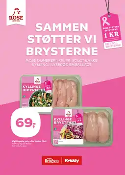 Kvickly Kyllingebryst- eller inderfilet tilbud