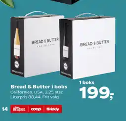 Kvickly Bread & Butter i boks tilbud