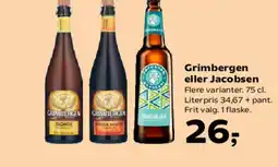 Kvickly Grimbergen eller Jacobsen tilbud