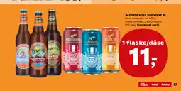 Kvickly Schiøtz eller Skovlyst øl Flere varianter tilbud