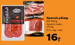 Kvickly Spansk pålæg tilbud
