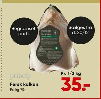Bilka Fersk kalkun tilbud