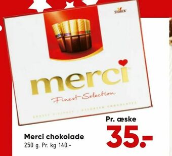 Bilka Merci chokolade tilbud