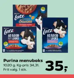 Kvickly Purina menuboks tilbud
