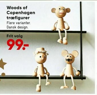 Bilka Woods of Copenhagen træfigurer tilbud