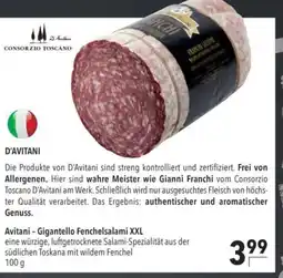Citti Avitani – Gigantello Fenchelsalami XXL tilbud