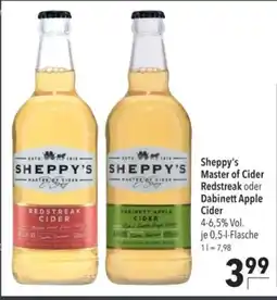 Citti Sheppy's Master of Cider Redstreak oder Dabinett Apple Cider tilbud