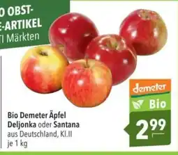 Citti Bio Demeter Äpfel Deljonka oder Santana tilbud