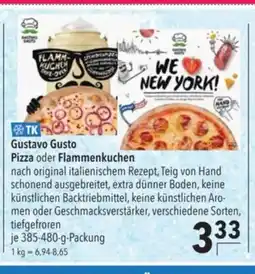 Citti Gustavo Gusto Pizza oder Flammenkuchen tilbud
