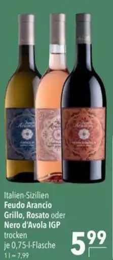 Citti Feudo Arancio Grillo, Rosato oder Nero d'Avola IGP tilbud