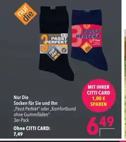 Citti Nur Die Socken für Sie und Ihn tilbud