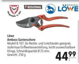Citti Löwe Amboss Gartenschere tilbud
