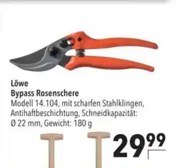 Citti Löwe Bypass Rosenschere tilbud