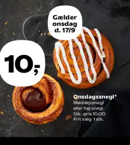 SuperBrugsen Onsdagssnegl tilbud