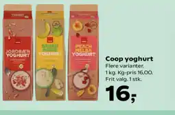 SuperBrugsen Coop yoghurt tilbud