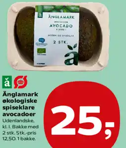 SuperBrugsen Änglamark økologiske spiseklare avocadoer tilbud