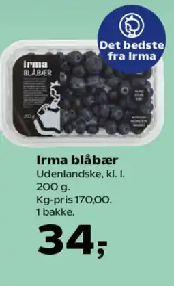 SuperBrugsen Irma blåbær tilbud