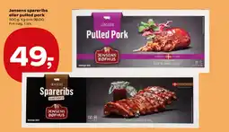 SuperBrugsen Jensens spareribs eller pulled pork tilbud