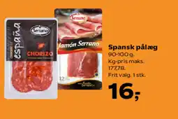 SuperBrugsen Spansk pålæg tilbud