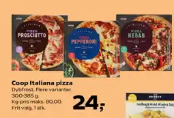 SuperBrugsen Coop Italiana pizza tilbud