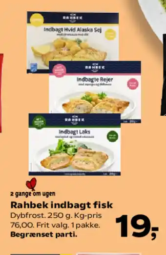 SuperBrugsen Rahbek indbagt fisk tilbud