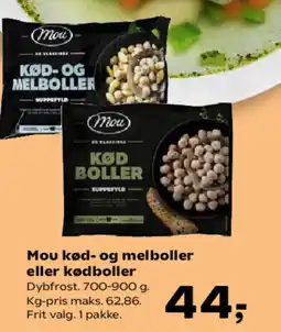 SuperBrugsen Mou kød- og melboller eller kødboller tilbud