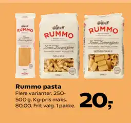 SuperBrugsen Rummo pasta tilbud