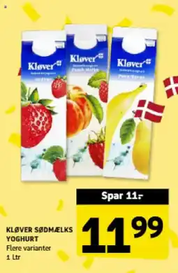 Løvbjerg Kløver sødmælks yoghurt tilbud